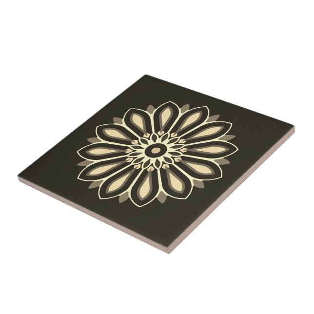 COLOURFULL FLOWER ART GIFT DAUGHTER MOM BOSS 2026 TILE (Side)