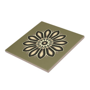 COLOURFULL FLOWER ART GIFT DAUGHTER MOM BOSS 2026 TILE