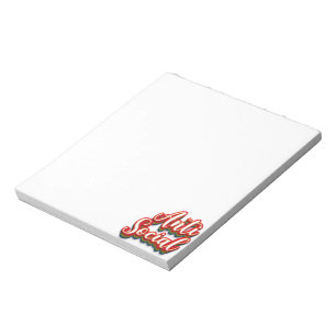 Colourfully Anti Social Notepad