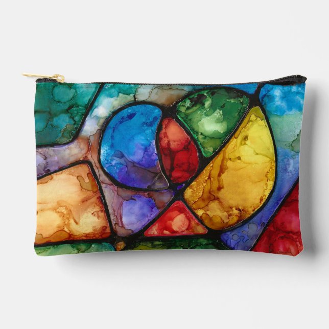 Colourfully Bold accessory bag (Front)