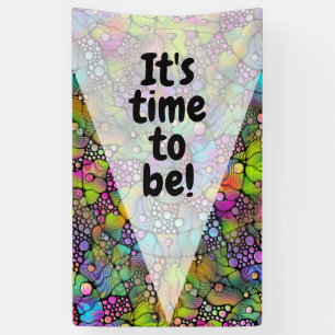 Colourfully Dots Spirals Hand Painting 1 Banner