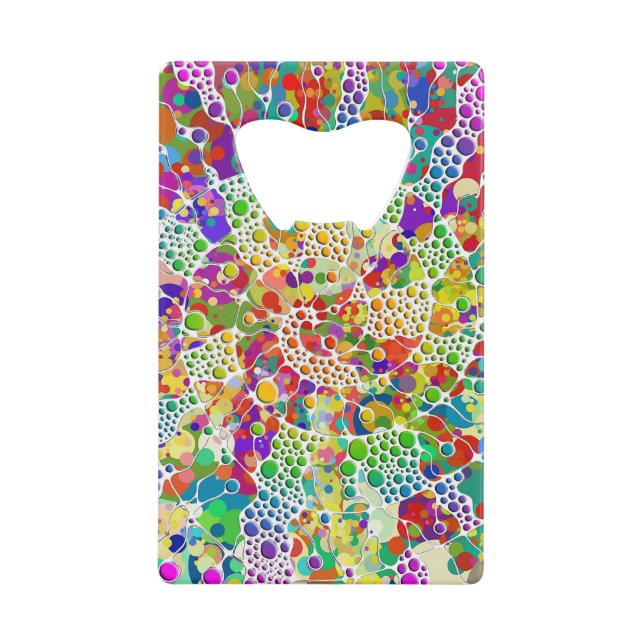 Colourfully Dots Spirals Hand Painting 2 (Front)