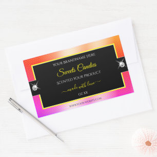 Colourfully Rainbow Black Brilliants Product Label