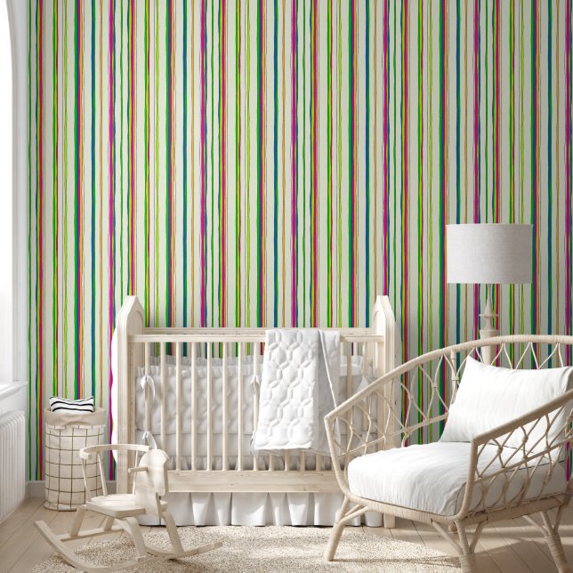 Colourfully Stripes and Lines - Skechnotes 1b Wallpaper (Kids)