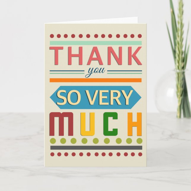 Colourgraphy Thank You (Front)