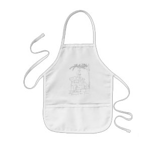 Colouring Activity Wild Animal Monkey Kids Apron