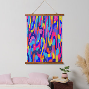 Colouring Book Abstract Art Hanging Tapestry