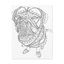 Colouring Book Dog Sitting Colorable Drawing