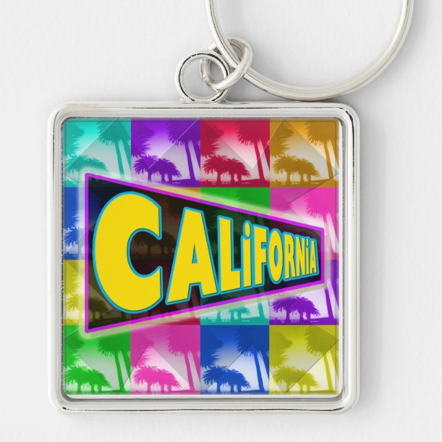 "Colouring California 2" Keychain (Front)