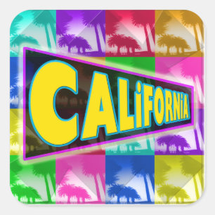 "Colouring California 2" Sticker