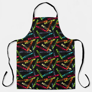 Colouring Crayons School Days Teacher Gifts Apron