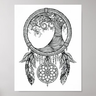 Colouring Dreamcatcher Poster