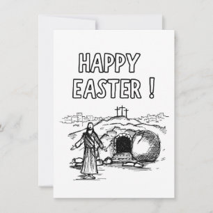 Colouring Easter Card