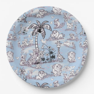 Colouring-in line-drawing Art Paper Plate