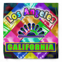 Colouring Los Angeles 3 Bandanna