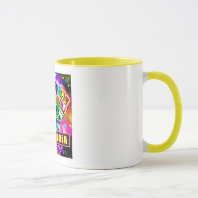 "Colouring Los Angeles 4" Cup (Right)