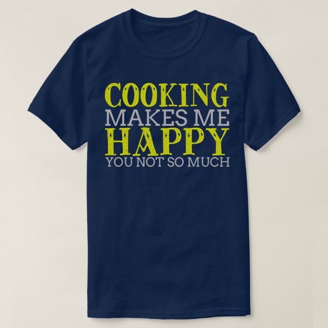 Colouring Makes Me Happy Cool Creative Typography  T-Shirt (Design Front)