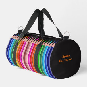 Colouring Pencils custom name Duffle Bag