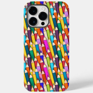 Colouring Pencils Pattern Case-Mate iPhone 14 Pro Max Case