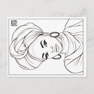Colouring Post Card | SAHARA