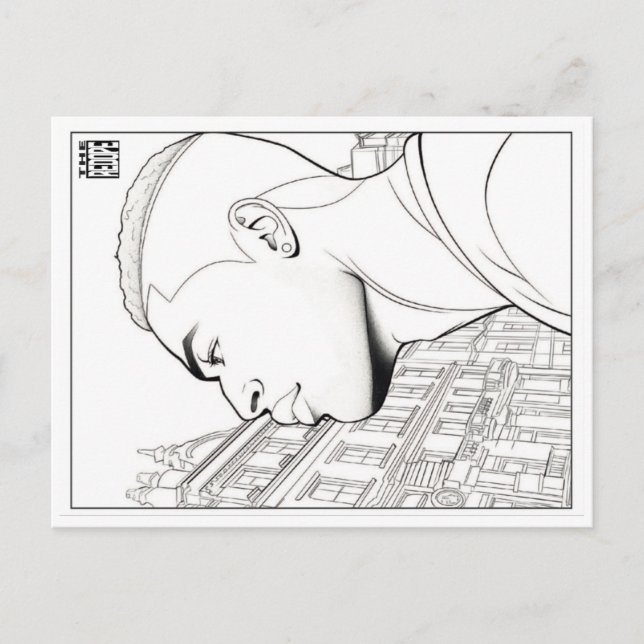 Colouring Post Card | Scholar (Front)