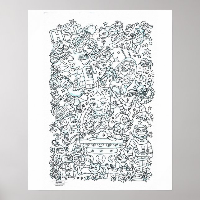 Colouring Poster (Front)