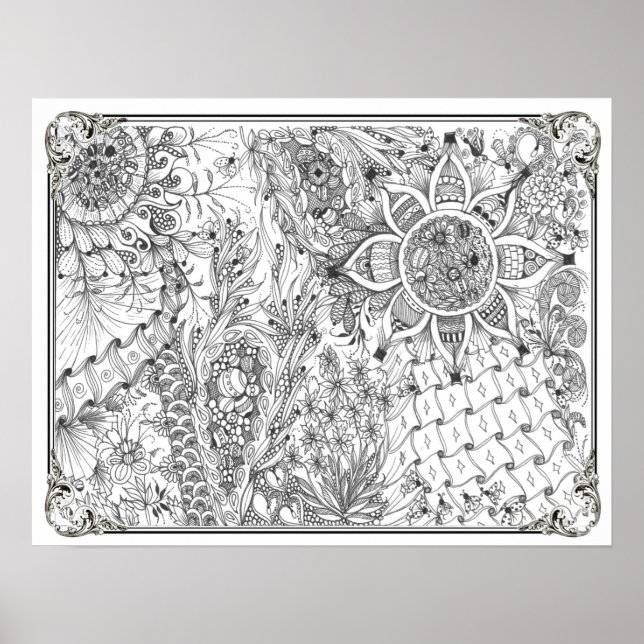 Colouring Poster "Ladybug, Ladybug" (Front)