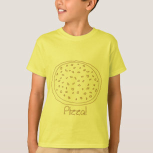 Colouring Shirt - Pizza Dough with Toppings