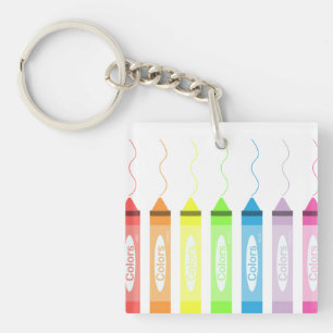 Colouring Time! Key Ring