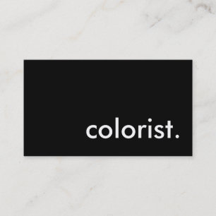 colourist. business card