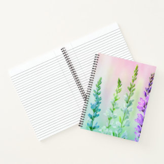 Colourized Ethereal Flowers Notebook