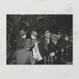 Colourized Palm Tavern 47th Street Postcard