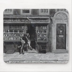 Colourman's Shop, St. Martin's Lane, London, 1829 Mouse Mat