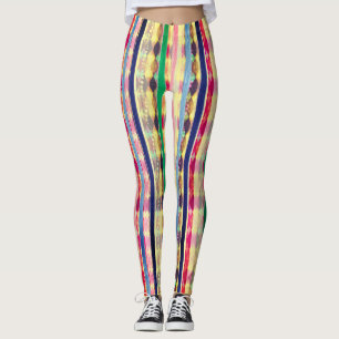 Colours Abstract Multi-Colour Leggings