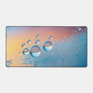 colours and bubbles desk mat