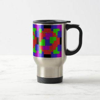 colours and shapes travel mug