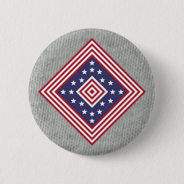 Colours Badge: America 6 Cm Round Badge (Front)