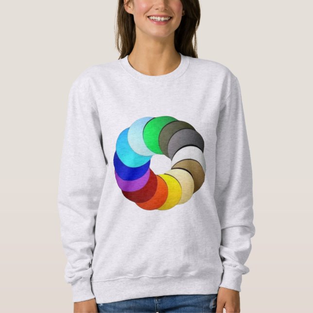 Colours Beauty designs Sweatshirt (Front)