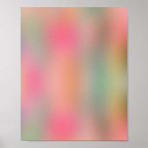 Colours Blooming 07 Aura Gradient Poster