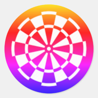 Colours Classic Round Sticker