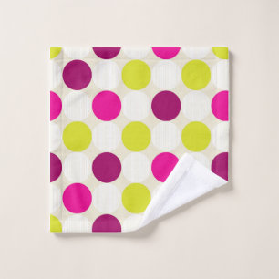 Colours dots wash cloth