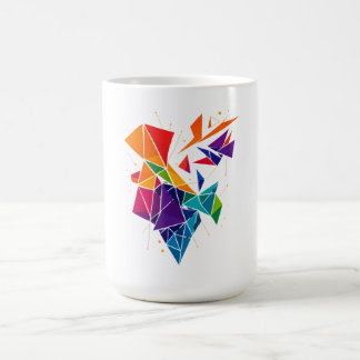 colours in fashionable coffee mug