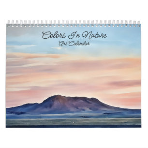 Colours In Nature Art Calendar