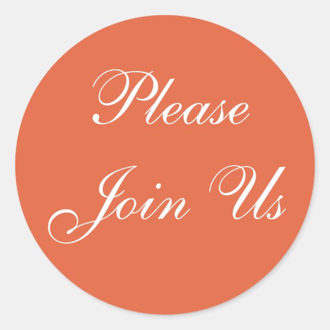 Colours Invites Koi Classic Round Sticker (Front)