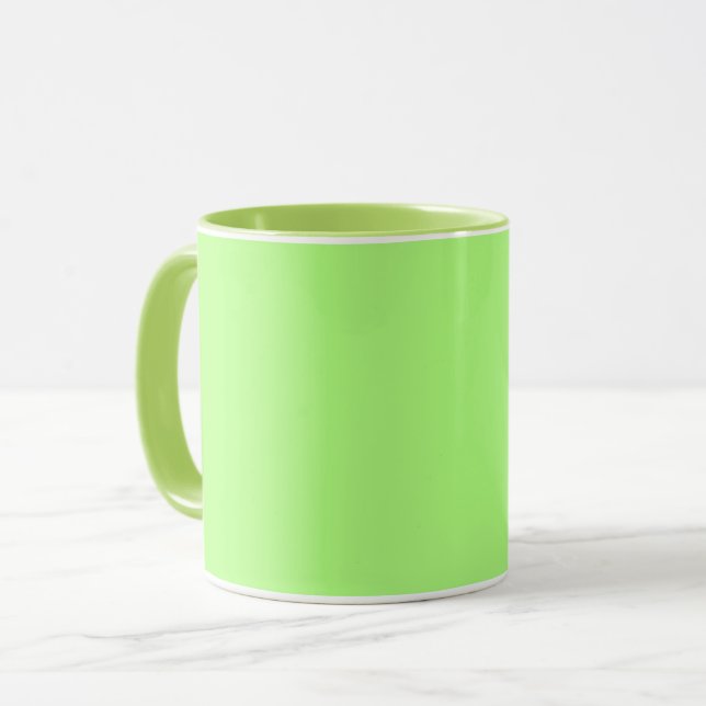 Colours Lime Green  Mug (Front Left)