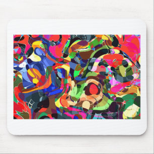 Colours mashup mouse mat