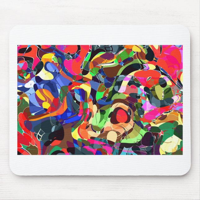 Colours mashup mouse mat (Front)