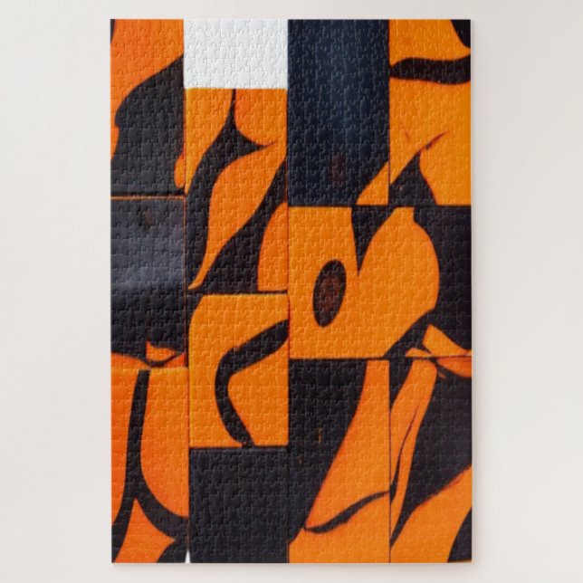 Colours Of A Tiger Jigsaw Puzzle (Vertical)