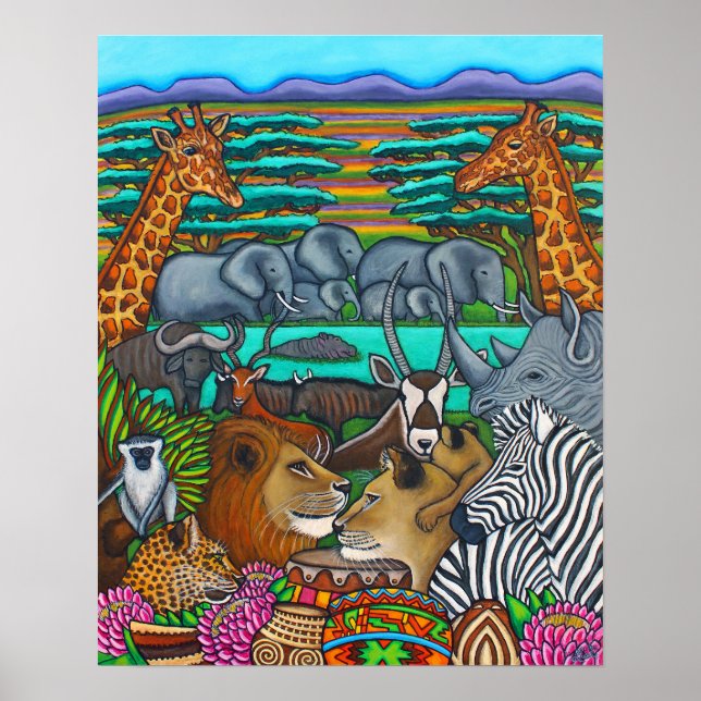 Colours of Africa Print (Front)