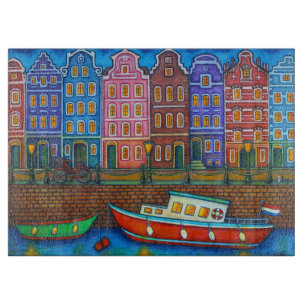 Colours of Amsterdam Cutting Board